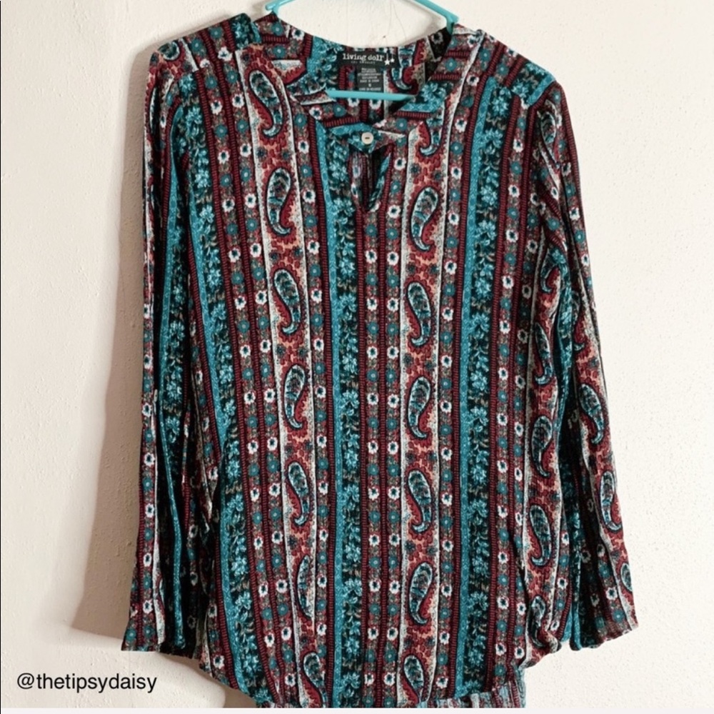Living Doll by Anthropology tunic top